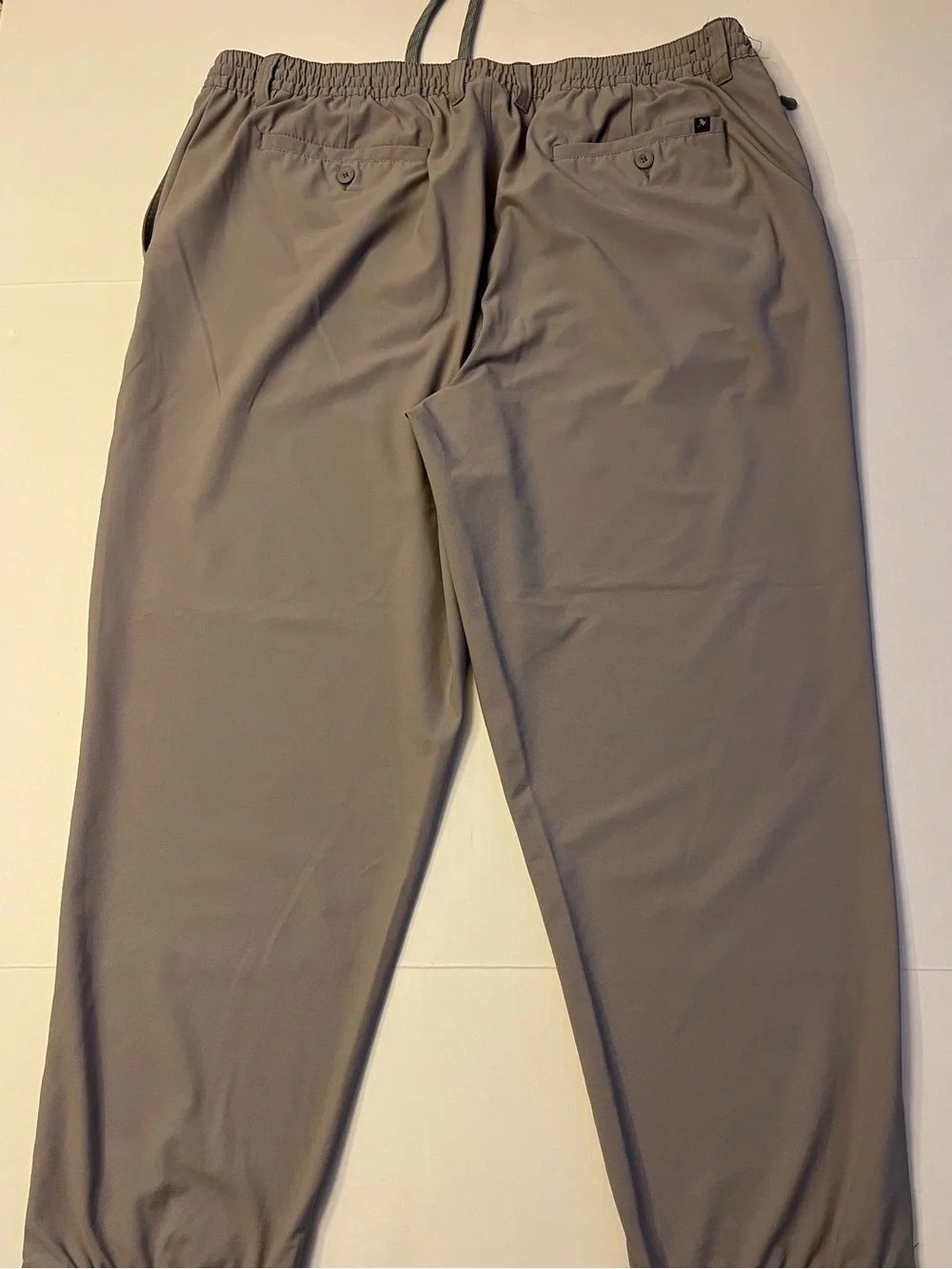Birdie Bound Gray Performance Golf Pull On Elastic Waist Jogger Pants 2XL